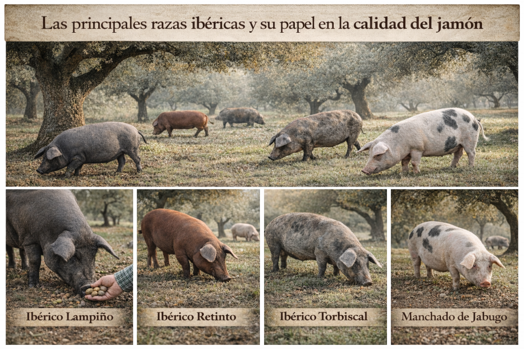 Crianza tradicional del cerdo ibérico Crianza tradicional del cerdo ibérico