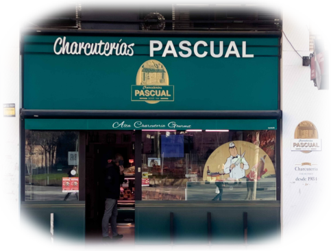 Mostrador de Charcuterias Pascual en Zaragoza