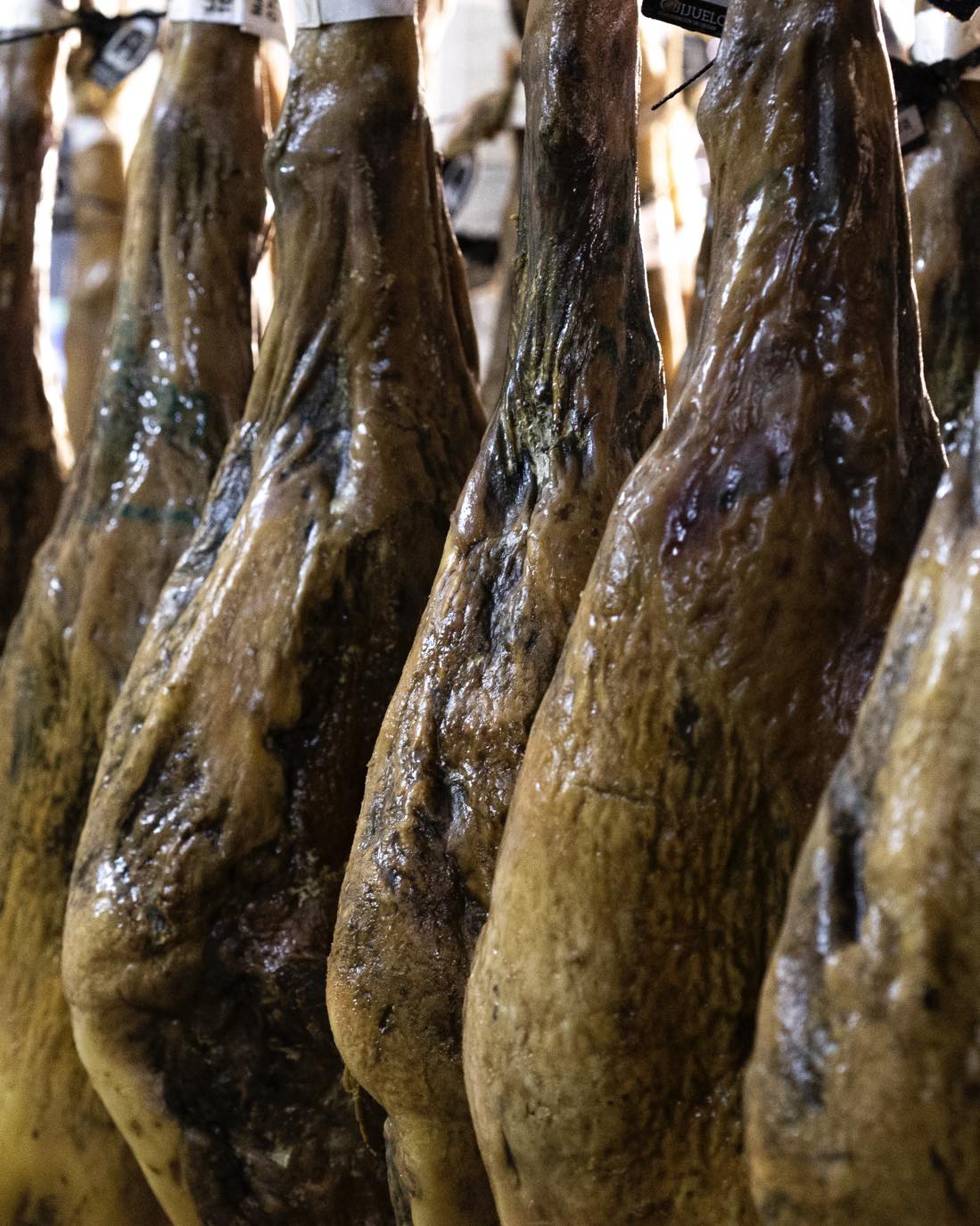 Selección de jamones y embutidos